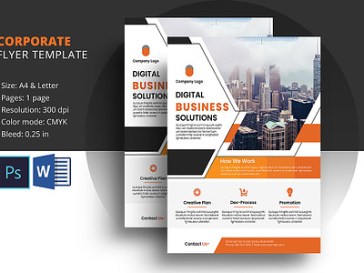 Creative Business Flyer advertising agency business business flyer clean flyer company company flyer corporate corporate flyer creative creative business flyer creative flyer editable flyer template minimal flyer ms word photoshop template profile project promotional