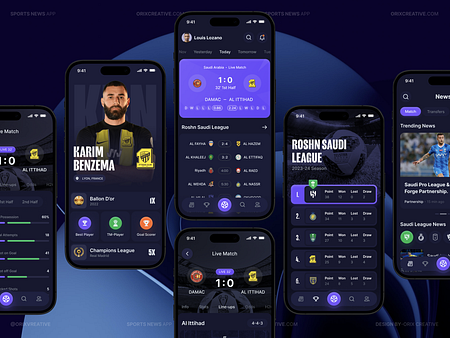 Browse thousands of Sports App UI images for design inspiration | Dribbble