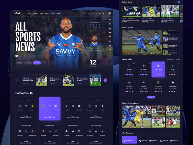 Browse thousands of Sports App UI images for design inspiration | Dribbble