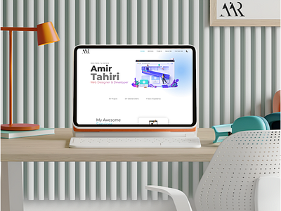 Amir Tahiri - Portfolio Website amir amir tahiri amiri amirit branding business design personal web personal website portfolio portfolio website portfolio website design ui ux web web design web designer web developer web development website