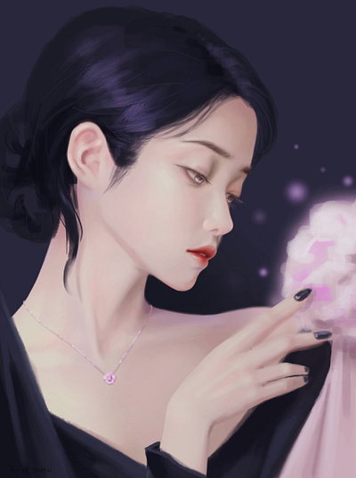 Portrait -IU (Lee jieun) art draw drawing illustration painting portrait