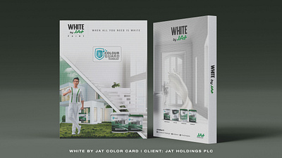 COLOR CARD | WHITE BY JAT brochure design graphic design