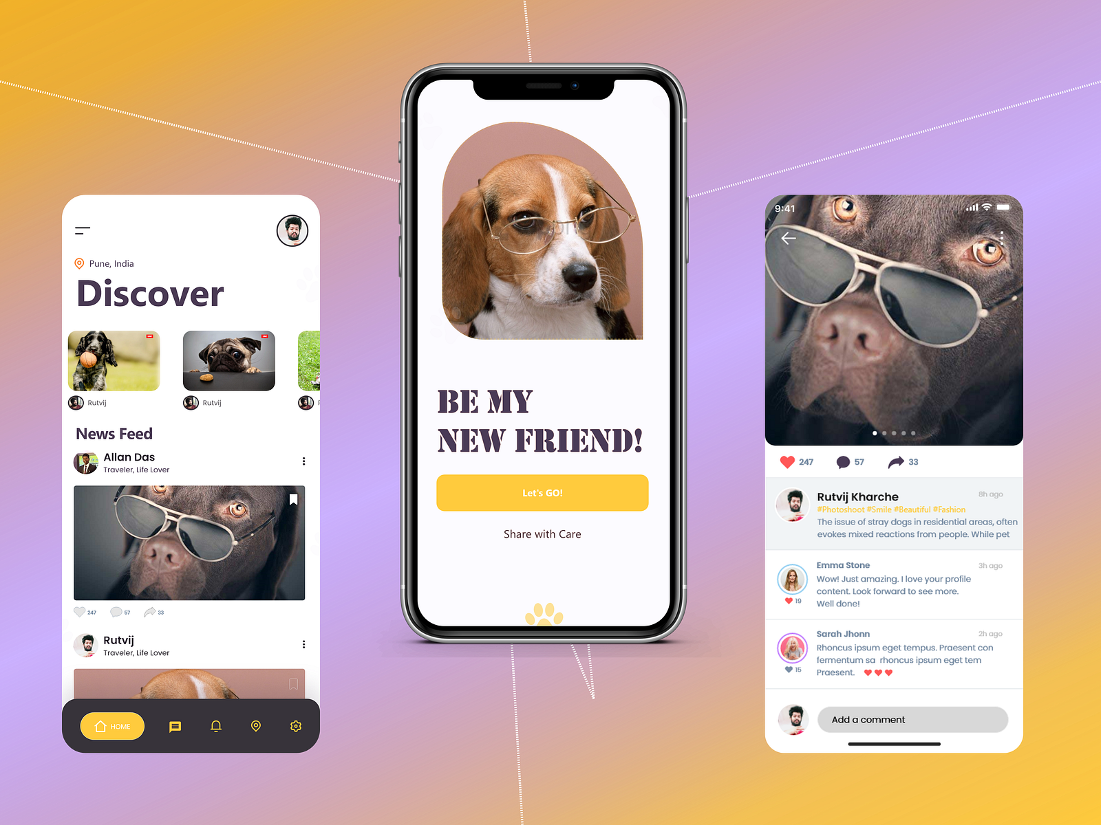 Pet App Ui by Rutvij Kharche on Dribbble