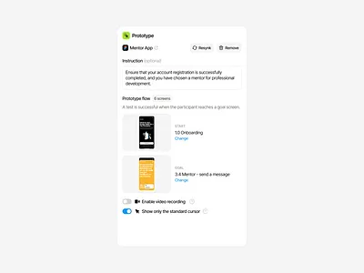 UX Testing App app product design ui uiux ux