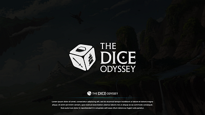 The Dice Odyssey - Board Game Logo brandidentity creativedesign designinspiration digitalart graphicart graphicdesign illustration logodesign motiongraphics noai packagingdesign printdesign typography uiuxdesign visualart webdesign