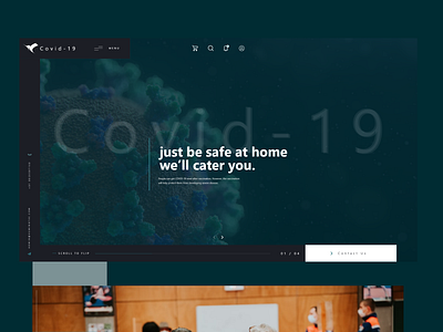 Covide-19 Website covid19 design landingpage ui ux website