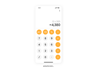 Calculator app interface app calculator design figma graphic design interface mobile mobile app screen ui uiux ux