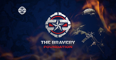 The Bravery Foundation best bold branding classic clean creative graphic design logo minimal morden simple strong ui unique
