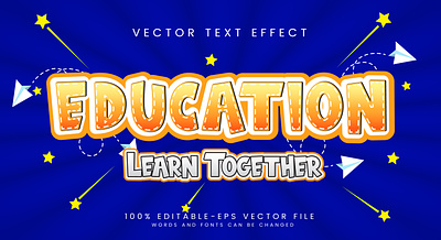 Education 3d editable text style Template 3d 3d text effect attractive background child education design educate education education day educational background female education font effect graphic design illustration kids font leaning quotes learn learn together vector vector text vector text mockup