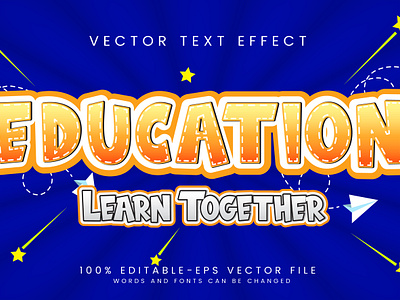 Education 3d editable text style Template 3d 3d text effect attractive background child education design educate education education day educational background female education font effect graphic design illustration kids font leaning quotes learn learn together vector vector text vector text mockup