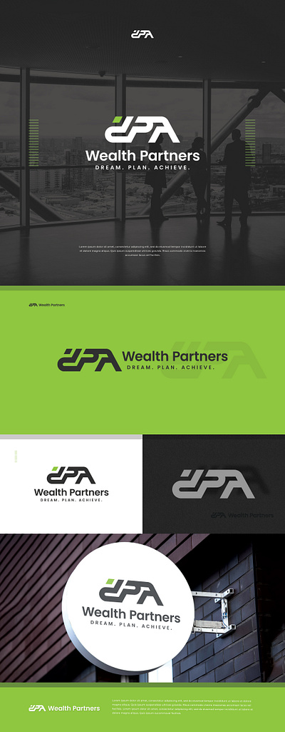 DPA Wealth Partners best bold branding classic clean creative graphic design logo minimal simple strong ui unique