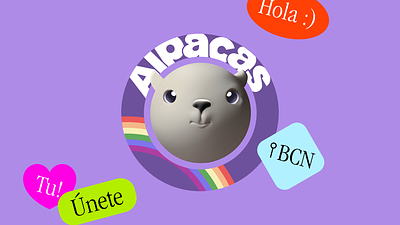 Alpacas Fitness Community branding fitness graphic design instagram lgbt logo vintage