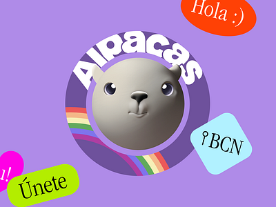 Alpacas Fitness Community branding fitness graphic design instagram lgbt logo vintage