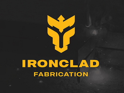 Ironclad Fabrication best bold branding classic clean creative graphic design logo minimal morden simple strong ui unique