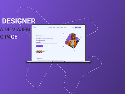 Landing page Agencia de Viajem ✈🚀 ui designer