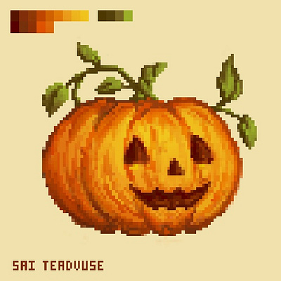 Halloween pumpkin halloween jackolantern pixel pixel art pumpkin