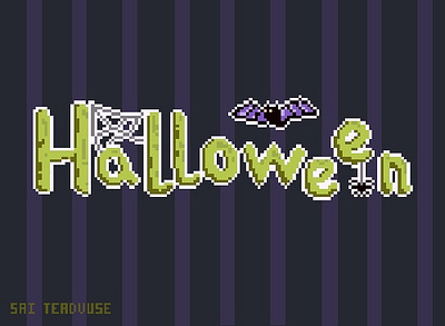 Halloween halloween pixel art spooky