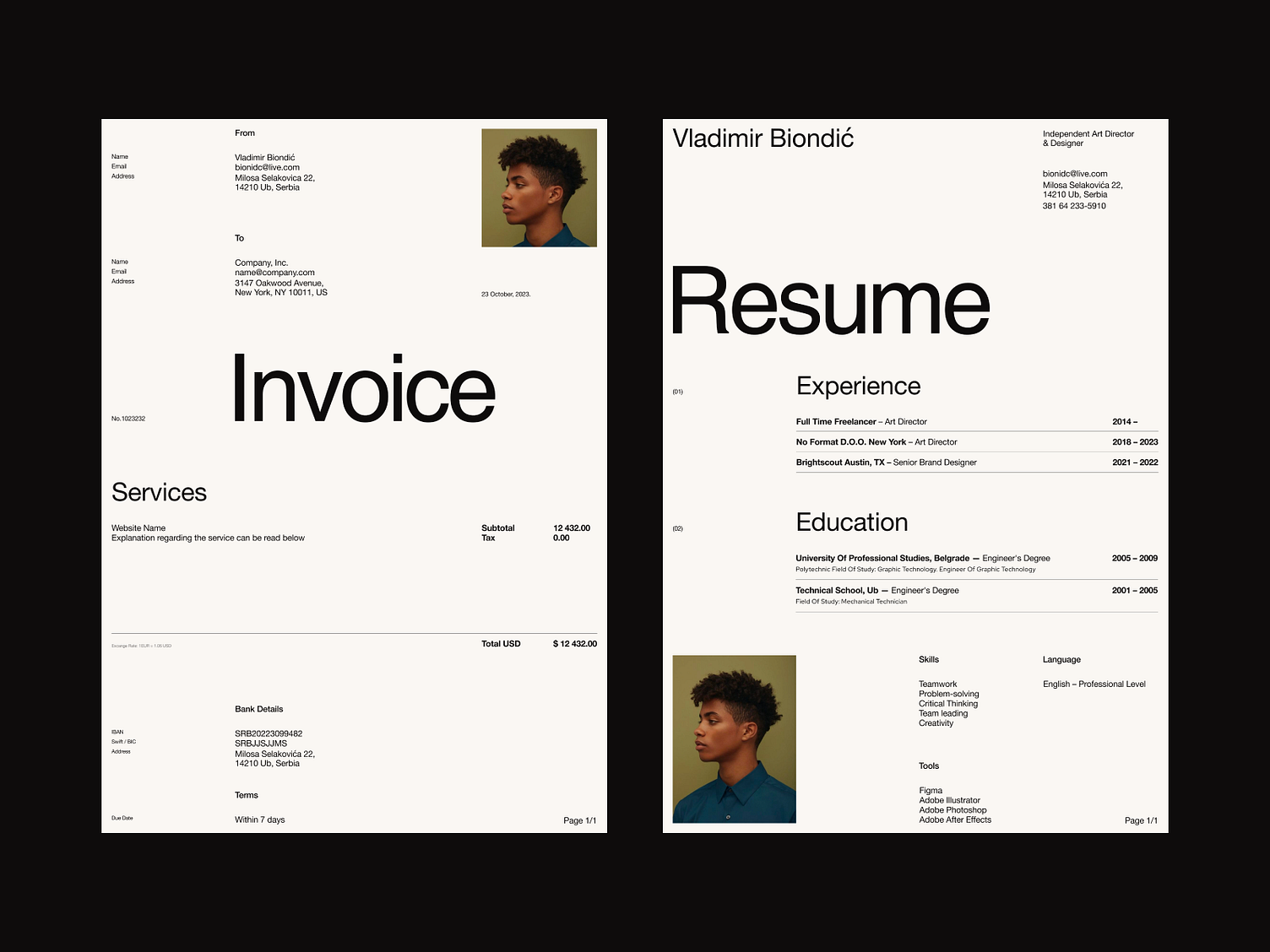 Personal Records by Biondic Vladimir on Dribbble