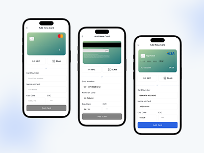 Add Payment Method add card application ui design card credit card design mobile app mobile design payment payment method ui ui design ux