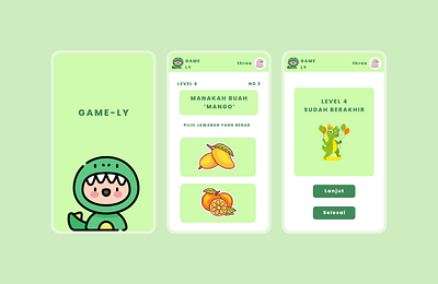 Game-Ly App app game graphic design ui uiux