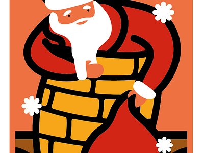 Christmas card card character chrismascard happynewyear illustration picture santa santaclaus