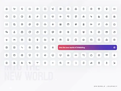 Craft Iconpack aesthetic bundle clean dribble icon iconpack minimal modern pro ui white