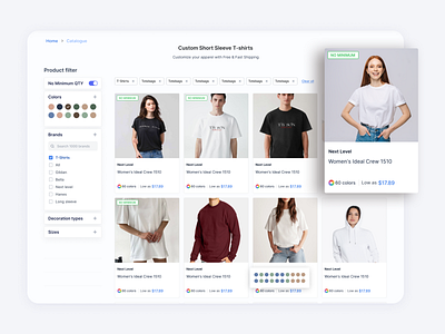 Catalogue page / E-commerce shopping catalogue catalogue filter clean filter widget clothing daily ui dashboard e commerce e commerce website fashion filter filter product product card shop shopping web design