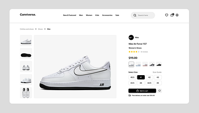 E-commerce shop design dailyui e commerce figma graphic design interface design landing page ui uiux uiux design user interface