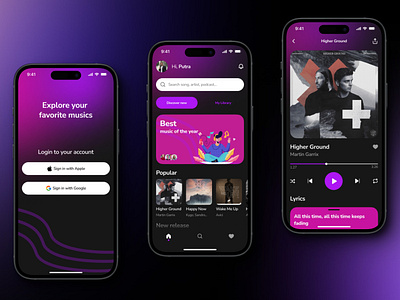 Jux Music Player Mobile Applications