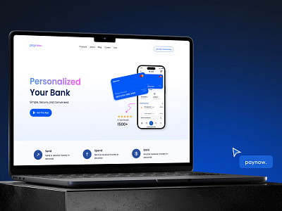 Paynow. - Online Banking Website banking banking landing page fintech mobile app fintech website landing page mobile banking online banking website online mobile banking orix ui ui ux web design website design