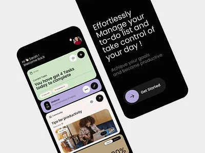 Task Management App - UI Design app app design design figma habits mobile design productivity task task management task manager todo list ui uidesign uiux uxdesign