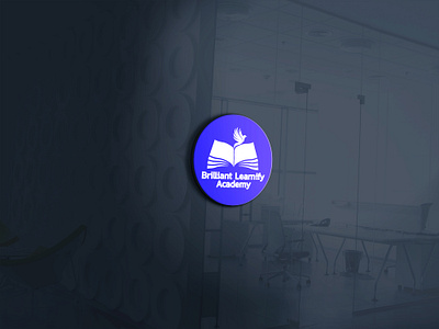 "Brilliant Learnify Academy"Wonderful logo design for edu agency 3d branding graphic design logo logoinspirations