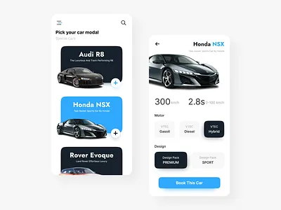 Luxury Car Shop App app appdesign carbooking carshop design figma graphic design top trending ui web
