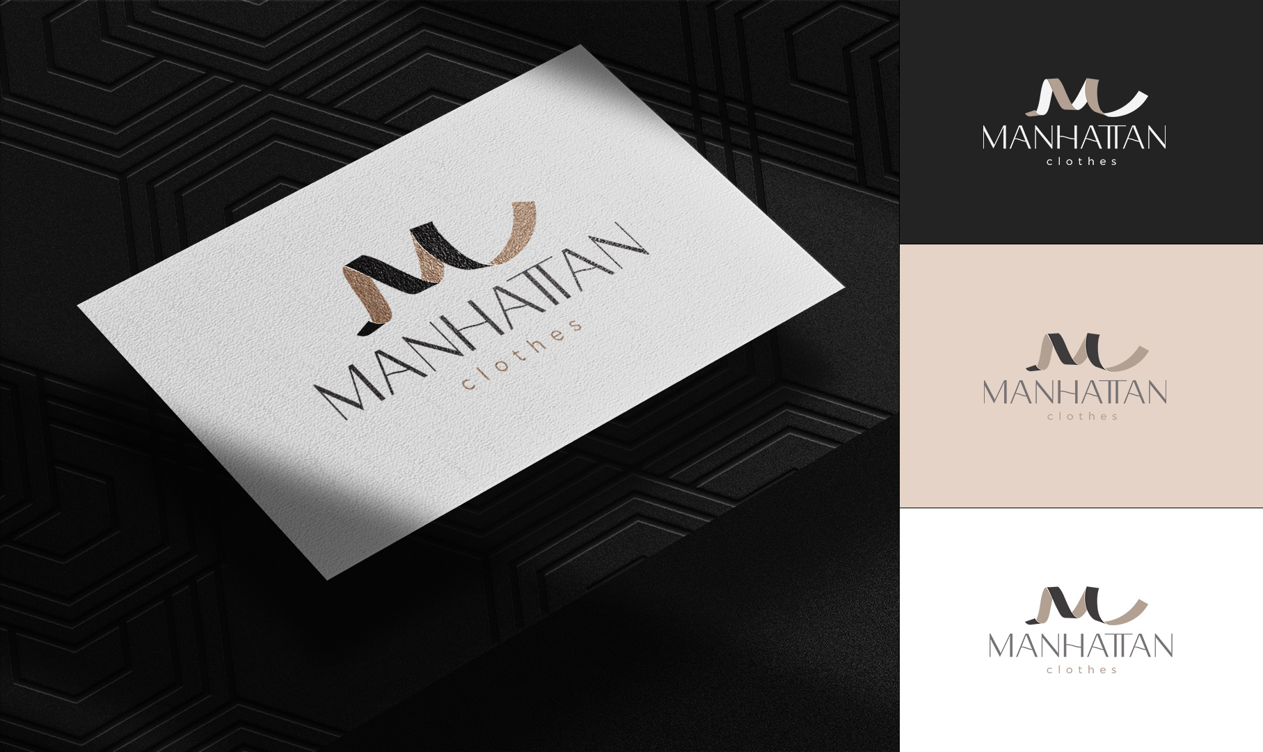 Manhattan Clothes Logo Design branding graphic design logo