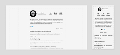 Blog user profile 006 blog dailyui dailyui006 profile responsive user