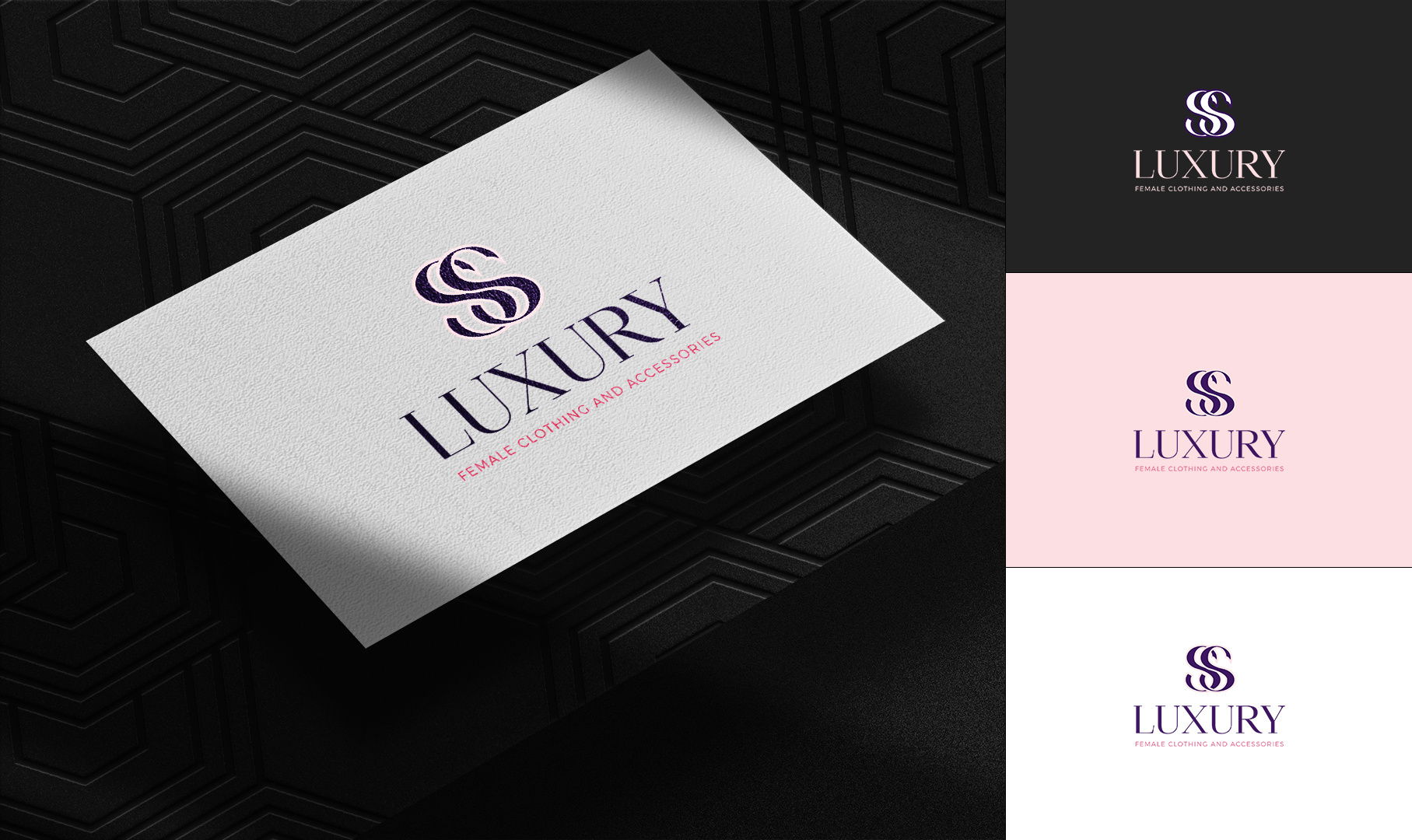 SS Luxury Store Logo Design branding logo