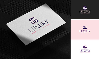 SS Luxury Store Logo Design branding logo