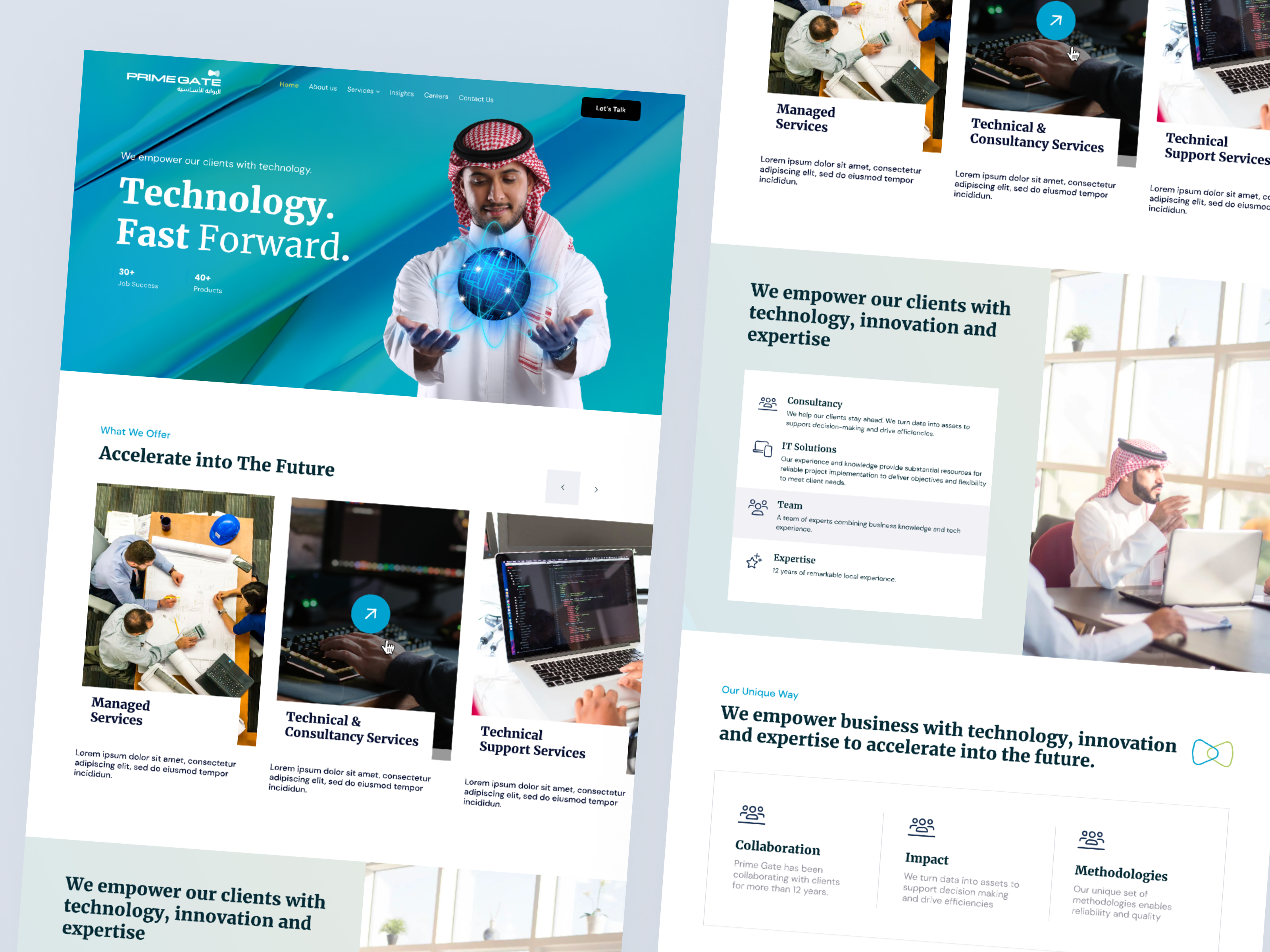 Example of Website UI/UX Design