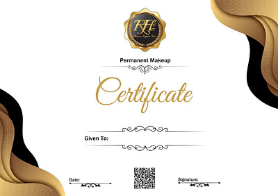 Certificate certificate graphic design