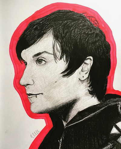 Frank Iero art drawing illustration