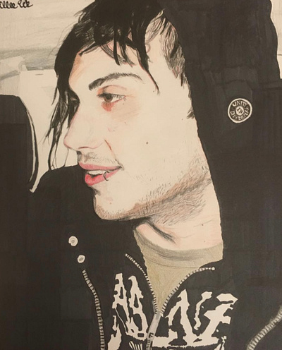 Frank Iero art drawing