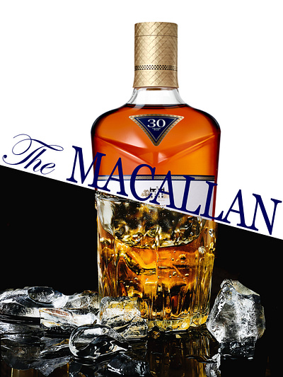 THE MACALLAN advertisement branding graphic design photoshop poster whiskey