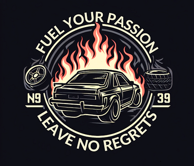 Fuel Your Passion Logo speed and style