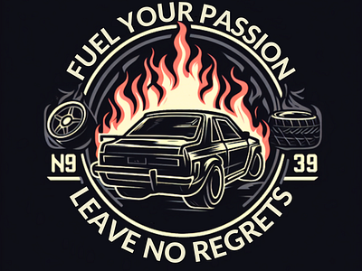 Fuel Your Passion Logo speed and style
