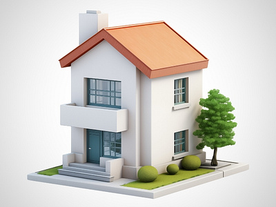 Isometric House 3D design 3d 3d home icon 3dicon 3drendering architectureart buildingdesign conceptart creativedesign design gerdoo graphic design homedesign homeicondesign houseicon houseillustration isometricdesign isometricillustration isometricview landscapedesign modernarchitecture