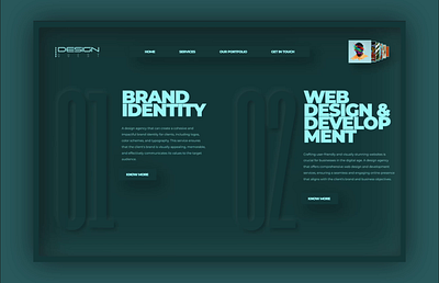 Design agency web design (Concept)_Figma aesthetic agency animation branding cool dark design figma glassmorphism graphic design graphics illustration logo modern motion neumorphism ui ux web website