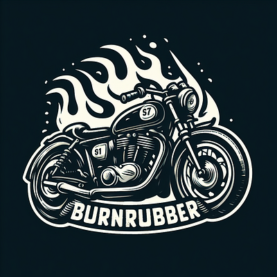 Burn Rubber Logo speed and style