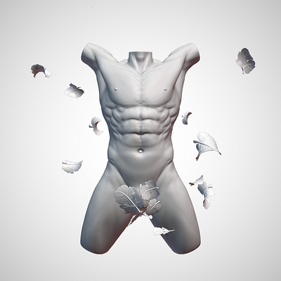 Male sculpt 3dart 3dmodeling animation b3d blender3d character illustration motion graphics