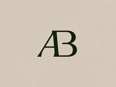 Anja Brandes Photography Brand Identity Initials a b a nd b ab brand identity branding branding and identity design germany graphic design hamburg initials logo typography