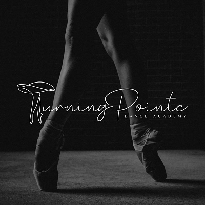 Turning Pointe Logo academy ballet dancing design designer dribbble graphics logo